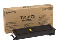 Kyocera TK 675 - Noir - original - cartouche de toner - pour KM 2540, 2560, 3040, 3060 1T02H00EU0