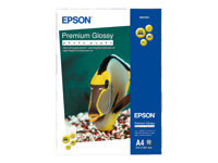 Epson Premium - Brillant - enduit de résine - A4 (210 x 297 mm) - 255 g/m² - 50 feuille(s) papier photo - pour EcoTank ET-2650, 2750, 2751, 2756, 2850, 2851, 2856, 4750, 4850 C13S041624