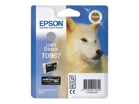 Epson T0967 - 11.4 ml - noir clair - original - blister - cartouche d'encre - pour Stylus Photo R2880 C13T09674010