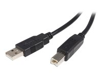 StarTech.com Câble USB 2.0 A vers B de 2 m - Cordon USB A vers USB B - M/M - Câble USB - USB (M) pour USB type B (M) - USB 2.0 - 2 m - noir USB2HAB2M