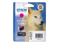Epson T0963 - 11.4 ml - Magenta vif - original - blister - cartouche d'encre - pour Stylus Photo R2880 C13T09634010