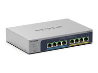 NETGEAR Smart MS108TUP - Commutateur - L3 Lite - intelligent - 4 x 100/1000/2.5G (PoE++) + 4 x 100/1000/2.5G (PoE+) - de bureau, Montable sur rack - PoE++ (230 W) MS108TUP-100EUS