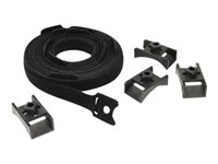 APC - Boucle souple de guide pour câbles - noir (pack de 10 ) - pour P/N: AR3100, AR3150 AR8621