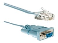 Cisco - Câble série - RJ-45 (M) pour DB-9 (F) - 1.8 m - pour Cisco 28XX, 28XX 2-pair, 28XX 4-pair, 28XX V3PN; Catalyst 2960 CAB-CONSOLE-RJ45=