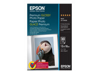 Epson Premium Glossy Photo Paper - Brillant - 130 x 180 mm - 255 g/m² - 30 feuille(s) papier photo - pour EcoTank ET-1810, 2810, 2811, 2814, 2815, 2820, 2825, 2826, 2850, 2851, 2856, 4800, 4850 C13S042154