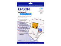 Epson Cool Peel T-Shirt - A4 (210 x 297 mm) 10 unités papier transferts sur T-shirt - pour EcoTank ET-7700, 7750; Expression Home HD XP-15000; Expression Premium XP-540, 6000, 6005 C13S041154