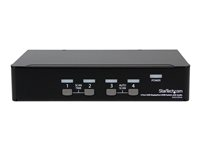 StarTech.com Switch KVM DisplayPort à 4 ports - Hub USB et partage audio - 2560 x 1600 - Commutateur écran-clavier-souris/audio/USB - 4 x KVM / audio / USB - 1 utilisateur local - de bureau - pour P/N: DP4N1USB6, IM12D1500P, SV431RACK, SVA12M2NEUA, SVA12M5NA SV431DPUA