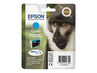 Epson T0892 - 3.5 ml - cyan - original - blister - cartouche d'encre - pour Stylus S21, SX105, SX110, SX115, SX210, SX215, SX400, SX410, SX415; Stylus Office BX300 C13T08924011