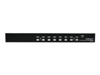 StarTech.com Commutateur écran clavier souris USB montable en rack - Switch KVM pour écran PC à 8 ports DVI - Compatible HDMI - Commutateur KVM - 8 x KVM port(s) - 1 utilisateur local - Montable sur rack - pour P/N: RK12OD2, RK2537BKM, RK3236BKF, RK4236BKB, RK4242BK24, RK4242BK30, RKQMCAB12V2 SV831DVIU
