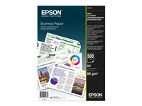 Epson Business Paper - A4 (210 x 297 mm) - 80 g/m² - 500 feuille(s) papier uni - pour EcoTank ET-2850, 2851, 2856, 4850, L6460, L6490; WorkForce Pro RIPS WF-C879, WF-C5790 C13S450075