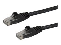 StarTech.com Câble réseau Cat6 Gigabit UTP sans crochet de 1m - Cordon Ethernet RJ45 anti-accroc - Câble patch Mâle / Mâle - Noir - Cordon de raccordement - RJ-45 (M) pour RJ-45 (M) - 1 m - UTP - CAT 6 - moulé, sans crochet - noir N6PATC1MBK