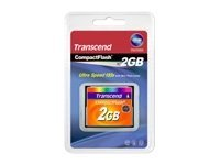 Transcend - Carte mémoire flash - 2 Go - 133x - CompactFlash TS2GCF133