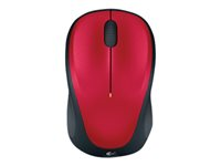 Logitech M235 - Souris - optique - sans fil - 2.4 GHz - récepteur sans fil USB - rouge 910-002496