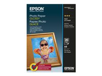 Epson - Brillant - A4 (210 x 297 mm) - 200 g/m² - 20 feuille(s) papier photo - pour EcoTank ET-2850, 2851, 2856, 4850; EcoTank Photo ET-8500; WorkForce Pro WF-C5790 C13S042538
