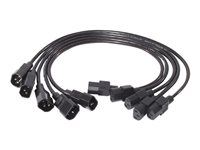APC - Câble d'alimentation - IEC 60320 C13 pour IEC 60320 C14 - 61 cm - noir AP9890