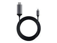 Satechi ST-CHDMIM - Câble vidéo/audio - 24 pin USB-C mâle pour HDMI mâle - 1.83 m - gris sidéral - support 4K ST-CHDMIM