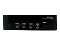 StarTech.com Commutateur KVM USB et double écran DVI / VGA à 4 ports avec audio et hub USB 2.0 - Switch écran clavier souris - Commutateur écran-clavier-souris/audio/USB - 4 x KVM / audio / USB - 1 utilisateur local - de bureau - pour P/N: IM12D1500P, SVA12M2NEUA, SVA12M5NA, USBDVI4N1A6, USBVGA4N1A10, USBVGA4N1A6 SV431DDVDUA